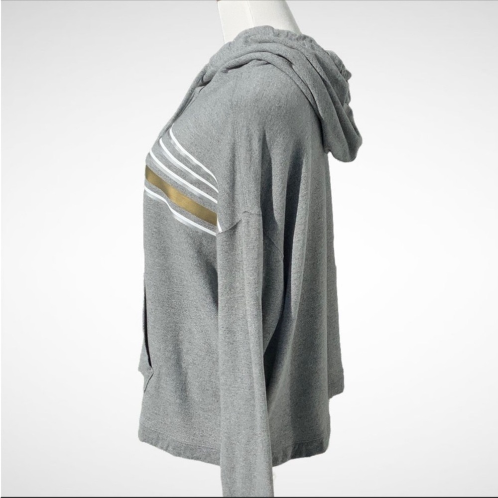 Gap Oversized Pullover Drawstring Hoodie Foil Str… - image 3